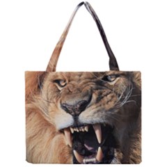 Male Lion Angry Mini Tote Bag by Celenk