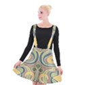 Art floral Suspender Skater Skirt View1