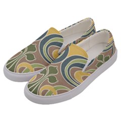 Art Floral Men s Canvas Slip Ons by NouveauDesign