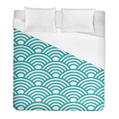 Art Deco Teal Duvet Cover (full/ Double Size) by NouveauDesign