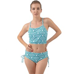 Art Deco Teal Mini Tank Bikini Set by NouveauDesign