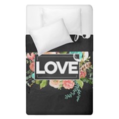 Love Duvet Cover Double Side (single Size) by NouveauDesign