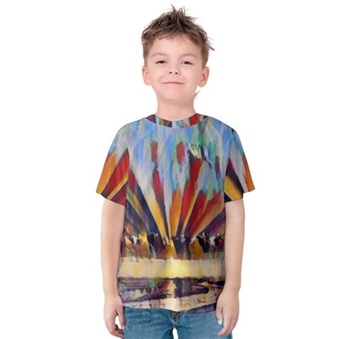 3abstractionism Kids  Cotton Tee by NouveauDesign