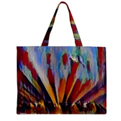 3abstractionism Zipper Mini Tote Bag by NouveauDesign