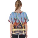 3abstractionism V-Neck Dolman Drape Top View2