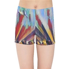 3abstractionism Kids Sports Shorts by NouveauDesign