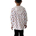 Koi Fishes Motif Pattern Hooded Wind Breaker (Kids) View2