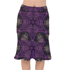 Pink Purple Kaleidoscopic Design Mermaid Skirt by yoursparklingshop