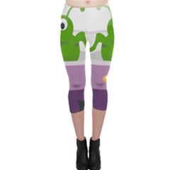 Ufo Capri Leggings  by Celenk