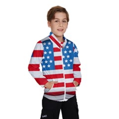 United Of America Usa Flag Wind Breaker (kids) by Celenk