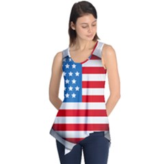 United Of America Usa Flag Sleeveless Tunic by Celenk