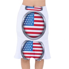 United Of America Usa Flag Mermaid Skirt by Celenk