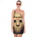 Jason Hockey Goalie Mask One Soulder Bodycon Dress View1