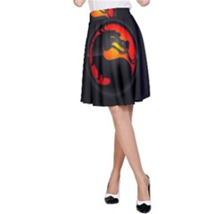 Dragon A-line Skirt by Celenk