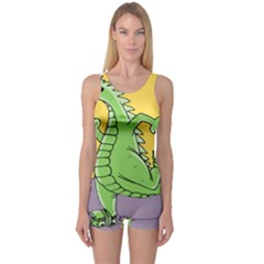 Dragon One Piece Boyleg Swimsuit by Celenk