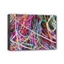 Funny Colorful Yarn Pattern Mini Canvas 7  x 5  View1