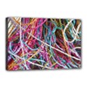 Funny Colorful Yarn Pattern Canvas 18  x 12  View1