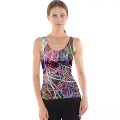 Funny Colorful Yarn Pattern Tank Top by yoursparklingshop