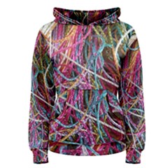 Funny Colorful Yarn Pattern Women s Pullover Hoodie by yoursparklingshop