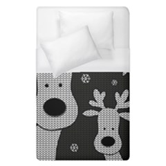 Cute Reindeer  Duvet Cover (single Size) by Valentinaart