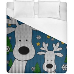 Cute Reindeer  Duvet Cover (california King Size) by Valentinaart