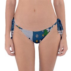 Cute Reindeer  Reversible Bikini Bottom by Valentinaart