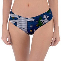 Cute Reindeer  Reversible Classic Bikini Bottoms by Valentinaart