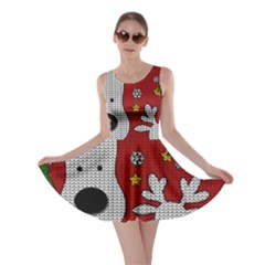 Cute Reindeer  Skater Dress by Valentinaart