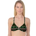 Ugly Christmas Sweater Reversible Tri Bikini Top View3