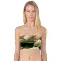 Cheese and Peppers Green Yellow Funny Design Bandeau Top View1