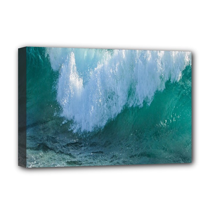 Awesome Wave Ocean Photography Deluxe Canvas 18  x 12  