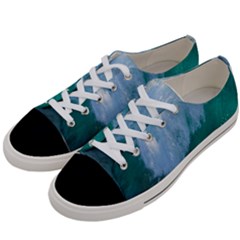 Awesome Wave Ocean Photography Women s Low Top Canvas Sneakers by yoursparklingshop