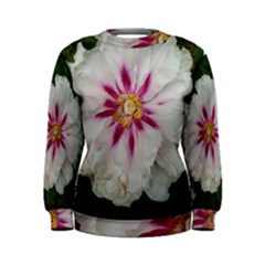 Floral Soft Pink Flower Photography Peony Rose Women s Sweatshirt by yoursparklingshop