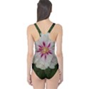 Floral Soft Pink Flower Photography Peony Rose One Piece Swimsuit View2