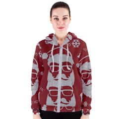 Ugly Christmas Sweater Women s Zipper Hoodie