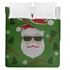 Ugly Christmas Sweater Duvet Cover Double Side (queen Size) by Valentinaart