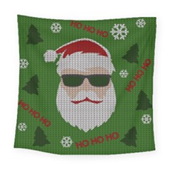 Ugly Christmas Sweater Square Tapestry (large) by Valentinaart