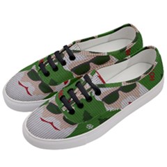 Ugly Christmas Sweater Women s Classic Low Top Sneakers by Valentinaart