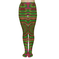 Feathers And Gold In The Sea Breeze For Peace Women s Tights by pepitasart