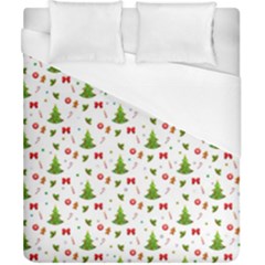 Christmas Pattern Duvet Cover (california King Size) by Valentinaart