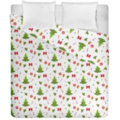 Christmas Pattern Duvet Cover Double Side (california King Size) by Valentinaart