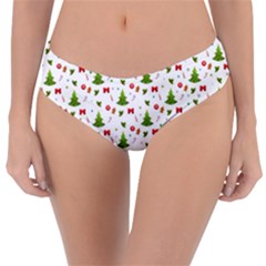 Christmas Pattern Reversible Classic Bikini Bottoms by Valentinaart