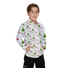 Christmas Pattern Wind Breaker (kids) by Valentinaart