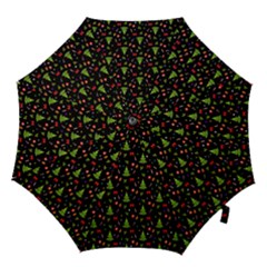 Christmas Pattern Hook Handle Umbrellas (small) by Valentinaart