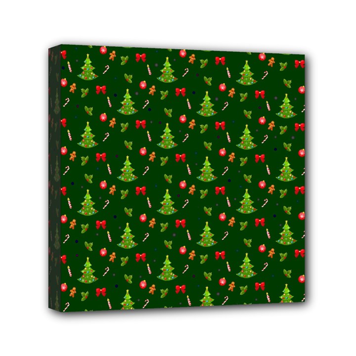 Christmas pattern Mini Canvas 6  x 6 