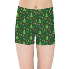 Christmas Pattern Kids Sports Shorts by Valentinaart