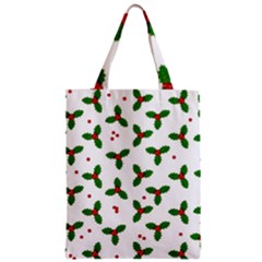 Christmas Pattern Zipper Classic Tote Bag by Valentinaart