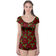 Christmas Pattern Boyleg Leotard  by Valentinaart