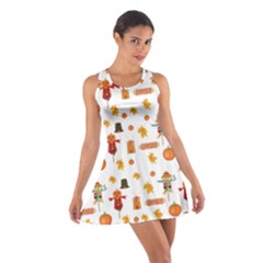 Thanksgiving Cotton Racerback Dress by Valentinaart