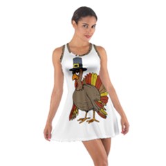 Thanksgiving Turkey  Cotton Racerback Dress by Valentinaart